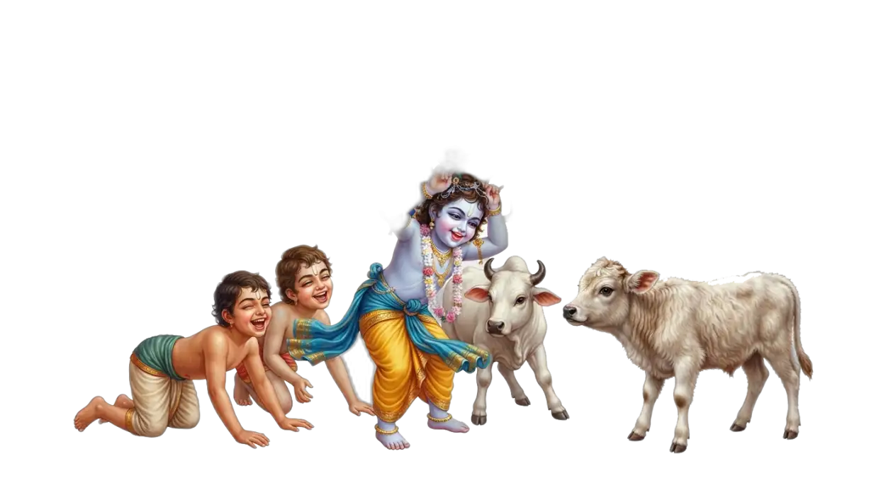 Free Download Little Krishna Png Transparent Background Janmashtami - High Quality Krishna Janmashtami Png 2026 Transparent PNG