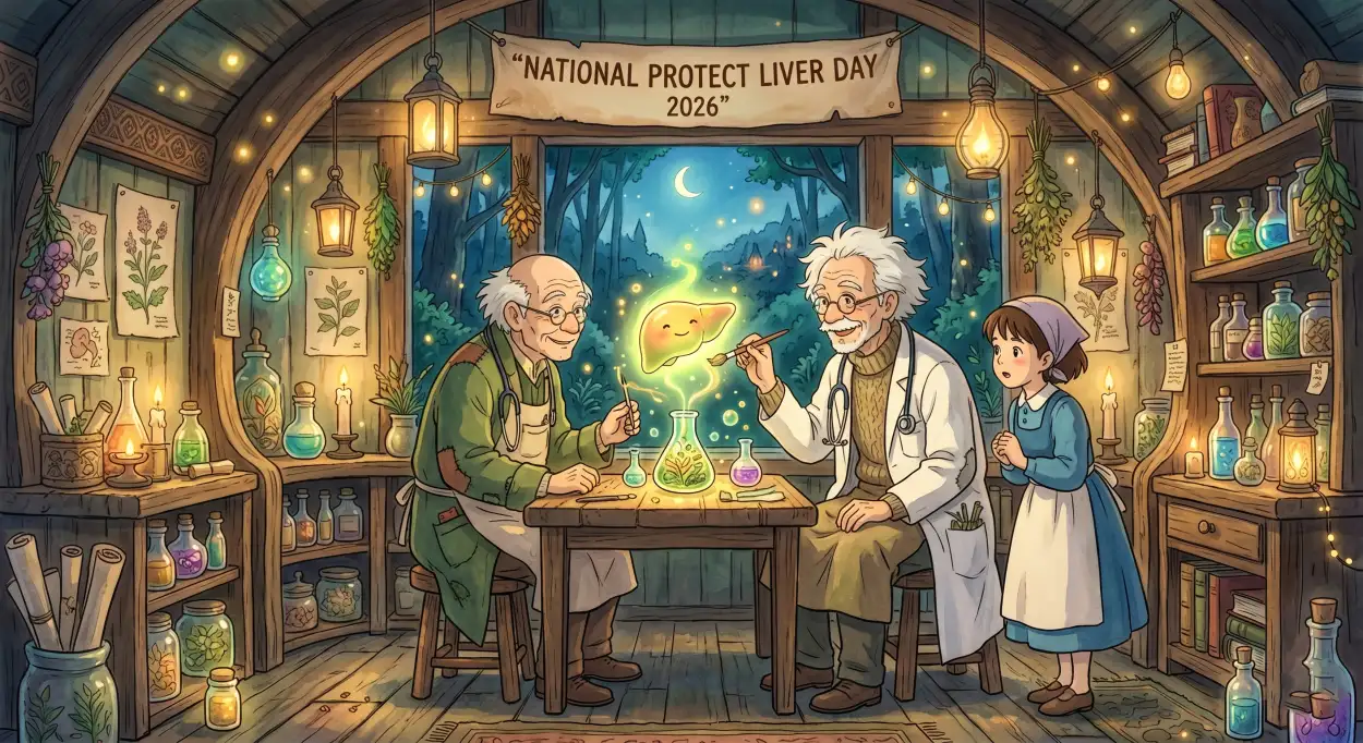 Free Download Liver Day Drawing Ideas - High Quality National Protect Liver Day 2026 Image