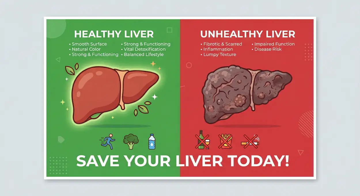 Free Download Liver Health Infographic Design - High Quality National Protect Liver Day 2026 Image