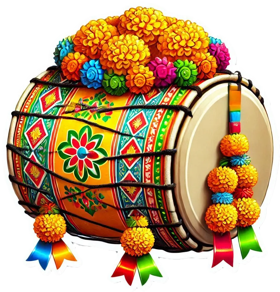 Lohri Dhol Png For Cultural Event Flyers - Royalty Free Lohri Dhol Png Image | Pngmagic Free Download Lohri Dhol Png For Cultural Event Flyers - High Quality Lohri Dhol Png PNG Image