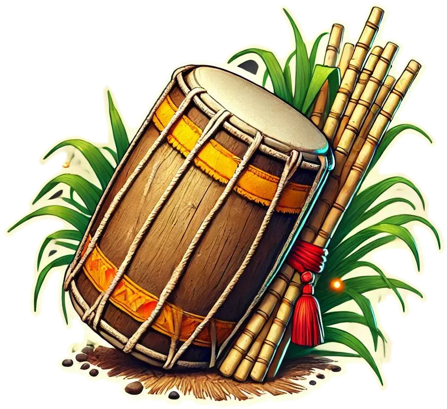 Lohri Dhol Png With Fire And Sugarcane Designs - Royalty Free Lohri Dhol Png Image | Pngmagic Free Download Lohri Dhol Png With Fire And Sugarcane Designs - High Quality Lohri Dhol Png PNG Image