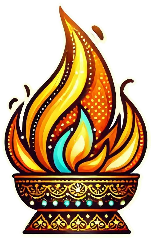 Free Download Lohri Fire Png For Event Invitations And Banners - High Quality Lohri Fire Png PNG Image