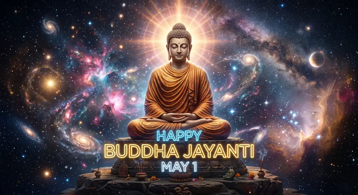 Free Download Lord Buddha Jayanti 2026 Quotes - High Quality Happy Buddha Jayanti 2026 Wishes Image