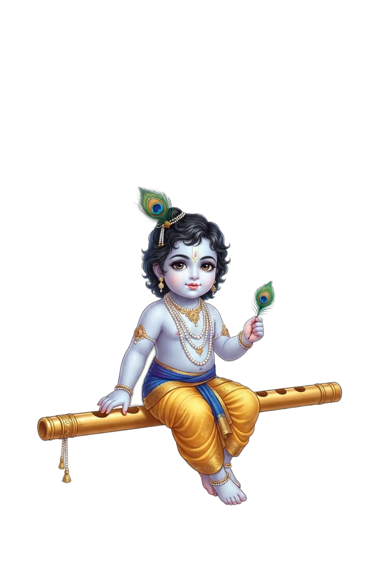Free Download Lord Krishna Janmashtami 2026 Transparent Png - High Quality Krishna Janmashtami Png 2026 Transparent PNG