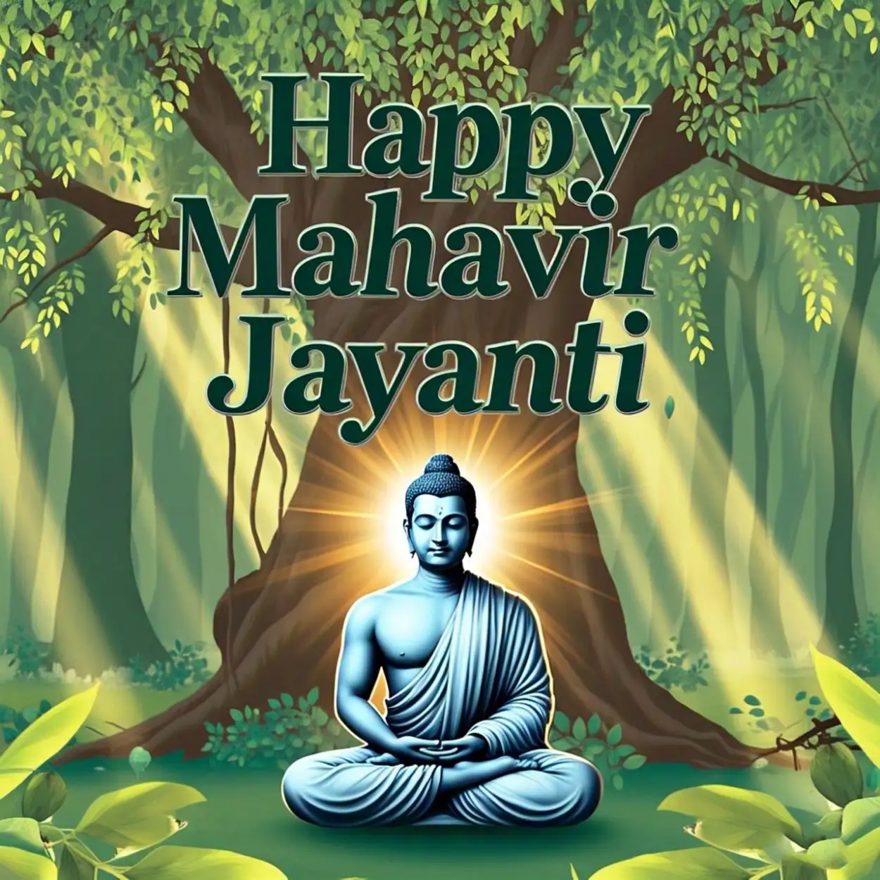 Free Download Lord Mahavir Transparent - High Quality Happy Mahavir Jayanti Background