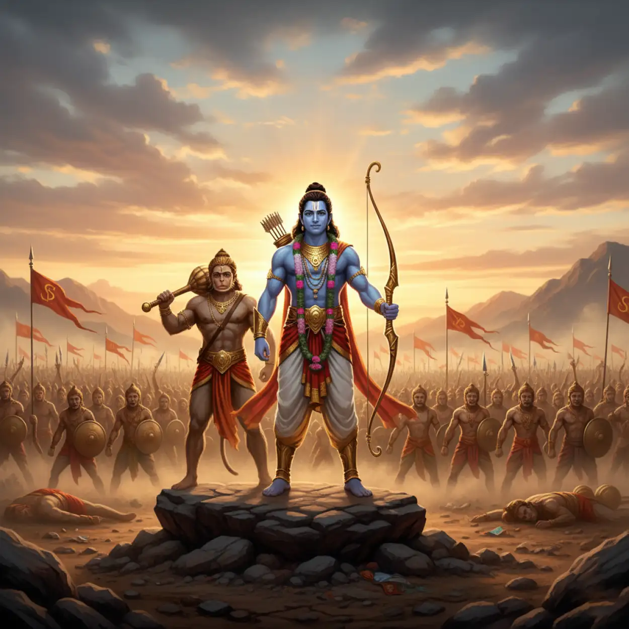 Free Download Lord Rama Mandala Art Background Hd - High Quality Rama Background Background Image