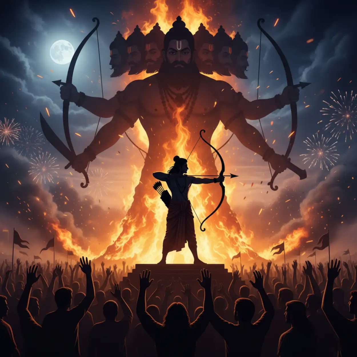 Lord Rama Silhouette Background - Royalty Free Rama Background Image | Pngmagic Free Download Lord Rama Silhouette Background - High Quality Rama Background Background