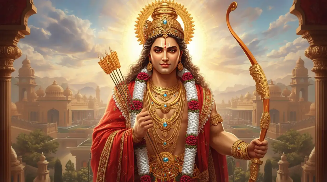 Free Download Lord Rama With Bow Arrow Drawing Sketch - High Quality Lord Rama With Bow And Arrow Background