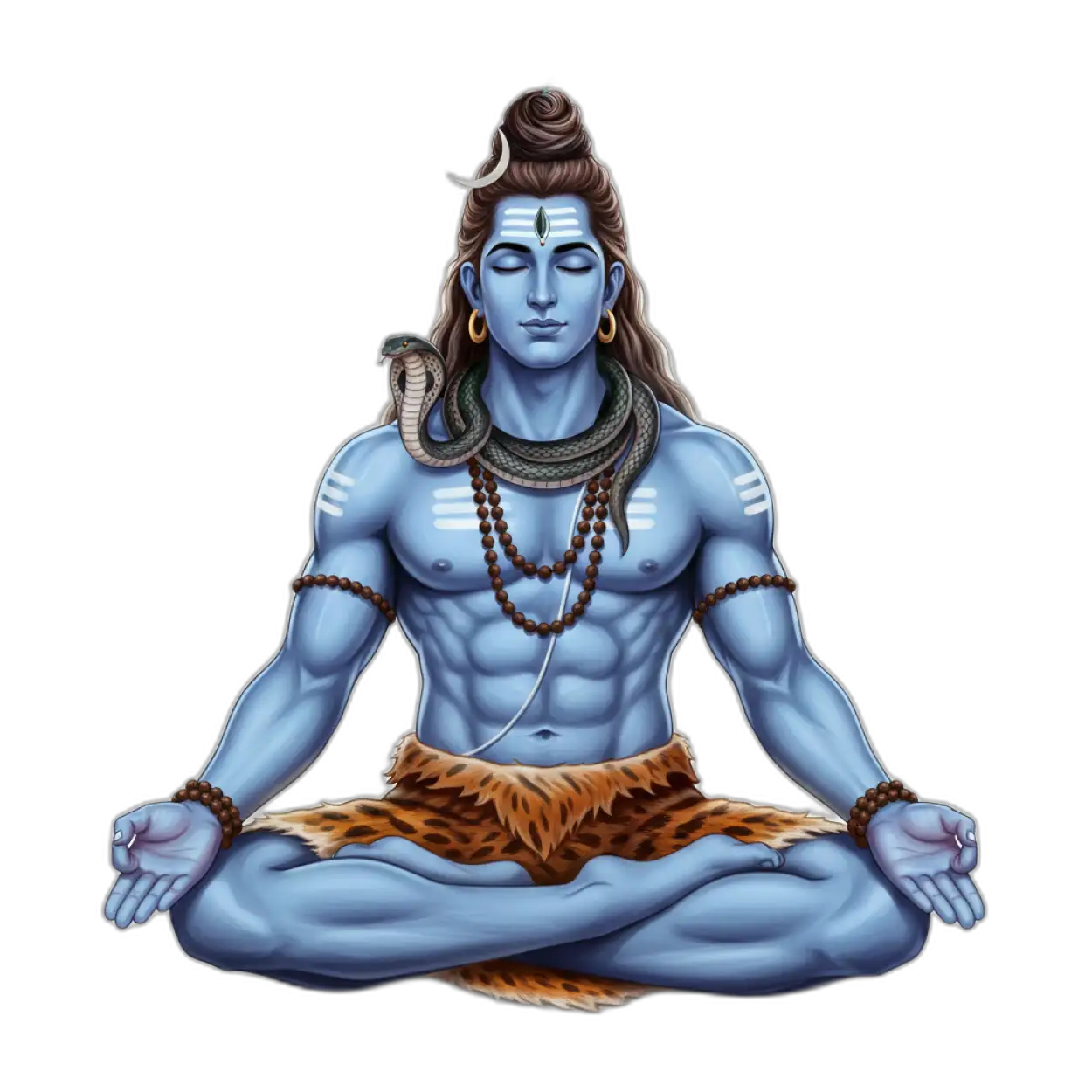 Free Download Lord Shiva Png Divine Illustration - High Quality Lord Shiva Png PNG Image
