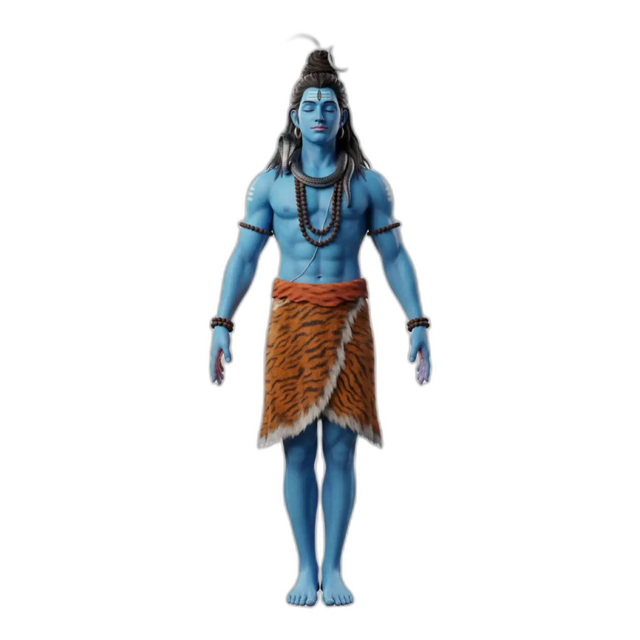 Free Download Lord Shiva Png Standing Pose - High Quality Lord Shiva Png PNG Image