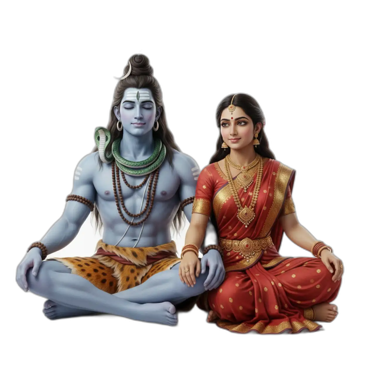 Free Download Lord Shiva Png With Ganga - High Quality Lord Shiva Png PNG Image