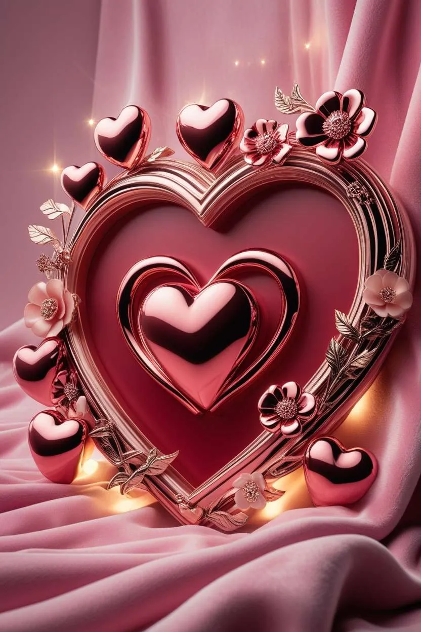 Love Background With Glowing Hearts And Roses In Hd - Royalty Free Love Background Image | Pngmagic Free Download Love Background With Glowing Hearts And Roses In Hd - High Quality Love Background Background