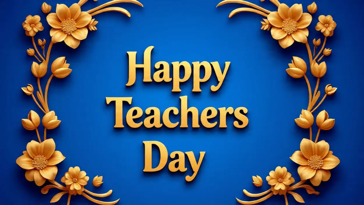 Free Download Lovely Happy Teachers Day Greeting Card For Teachers 2025 - High Quality Happy Teachers Day Image