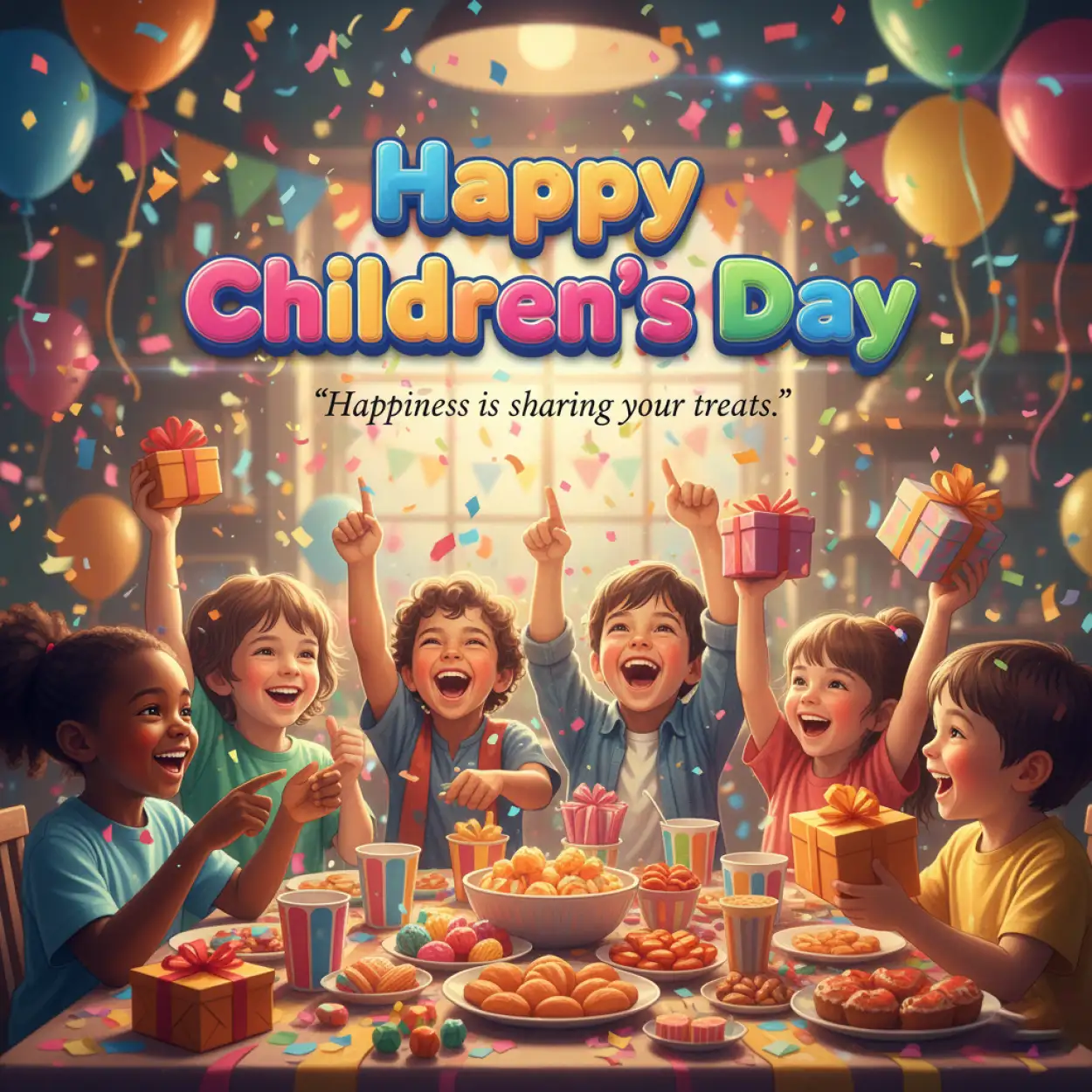 Free Download Lovely Quotes For Happy Childrens Day 2025 - High Quality Happy Childrens Day Quotes Background