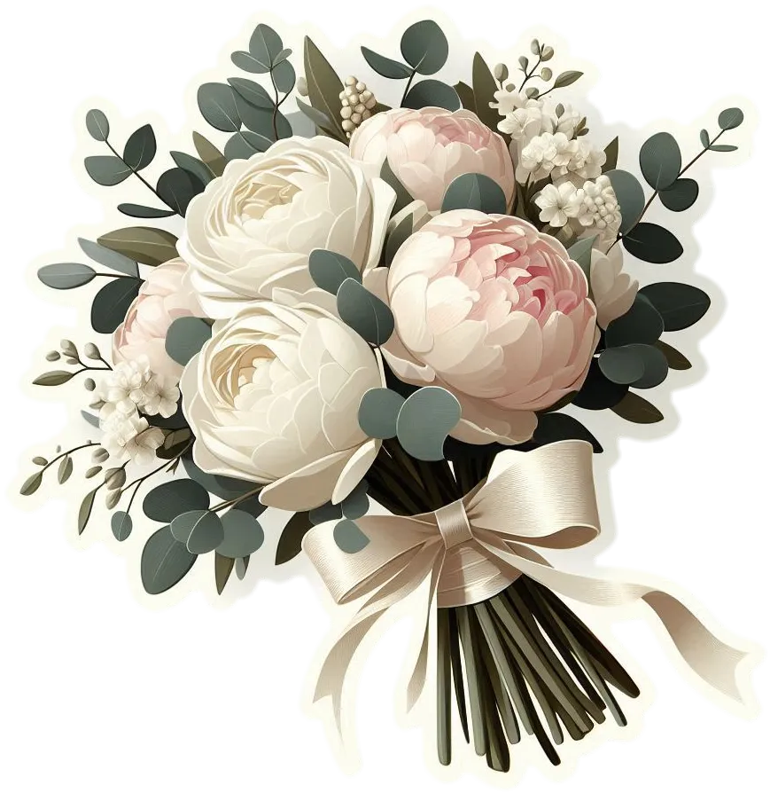 Luxury Flower Bouquet Png With Gold Accents - Royalty Free Flower Bouquet Png Image | Pngmagic Free Download Luxury Flower Bouquet Png With Gold Accents - High Quality Flower Bouquet Png PNG Image
