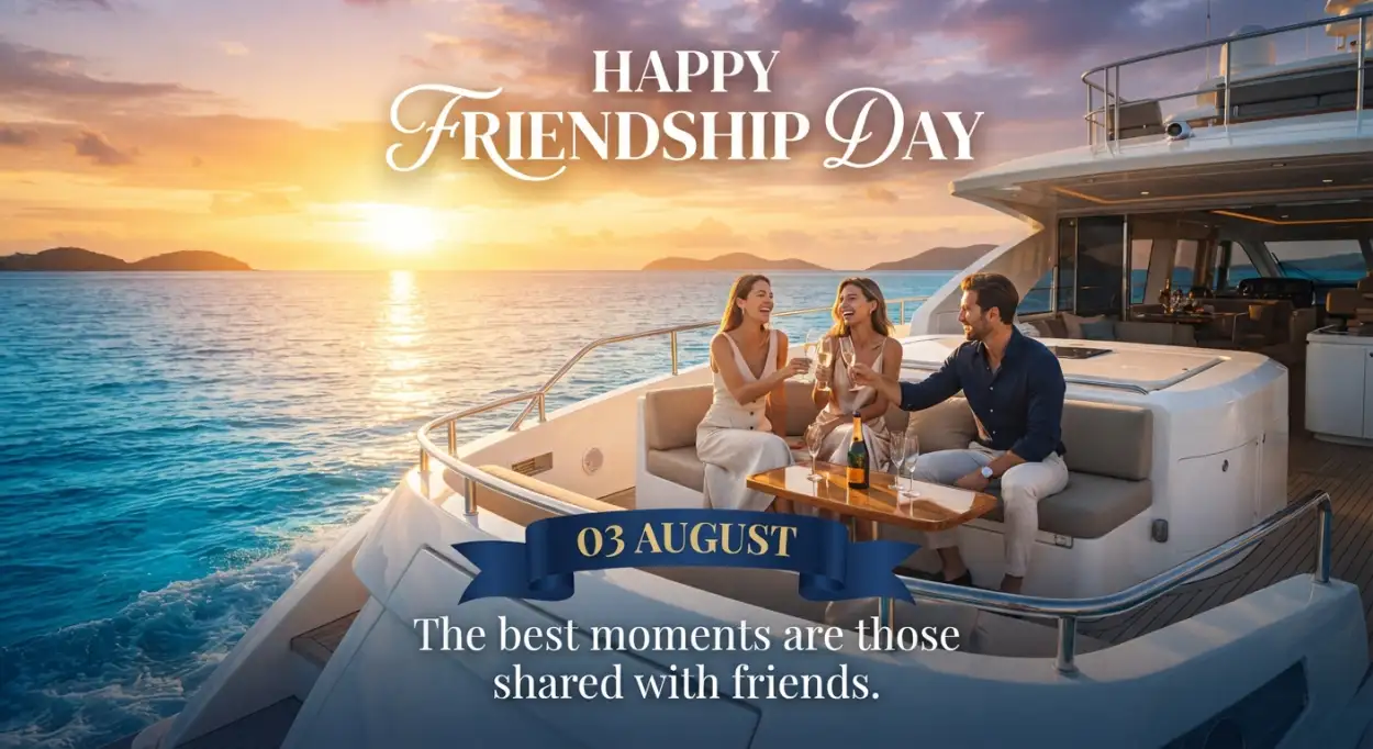 Free Download Luxury Friendship Day 2026 Instagram Carousel Design - High Quality Happy Friendship Day 2026 Image
