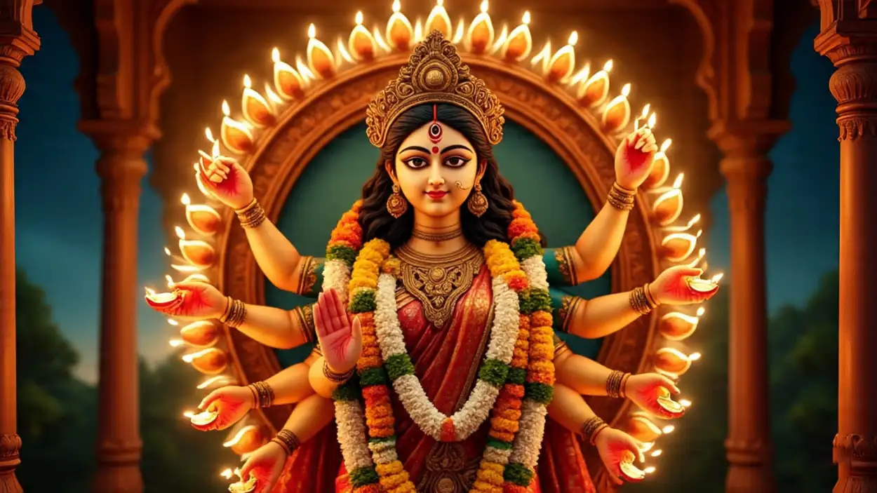 Free Download Maa Durga Photo For Rangoli Design Reference - High Quality Maa Durga Photo Image
