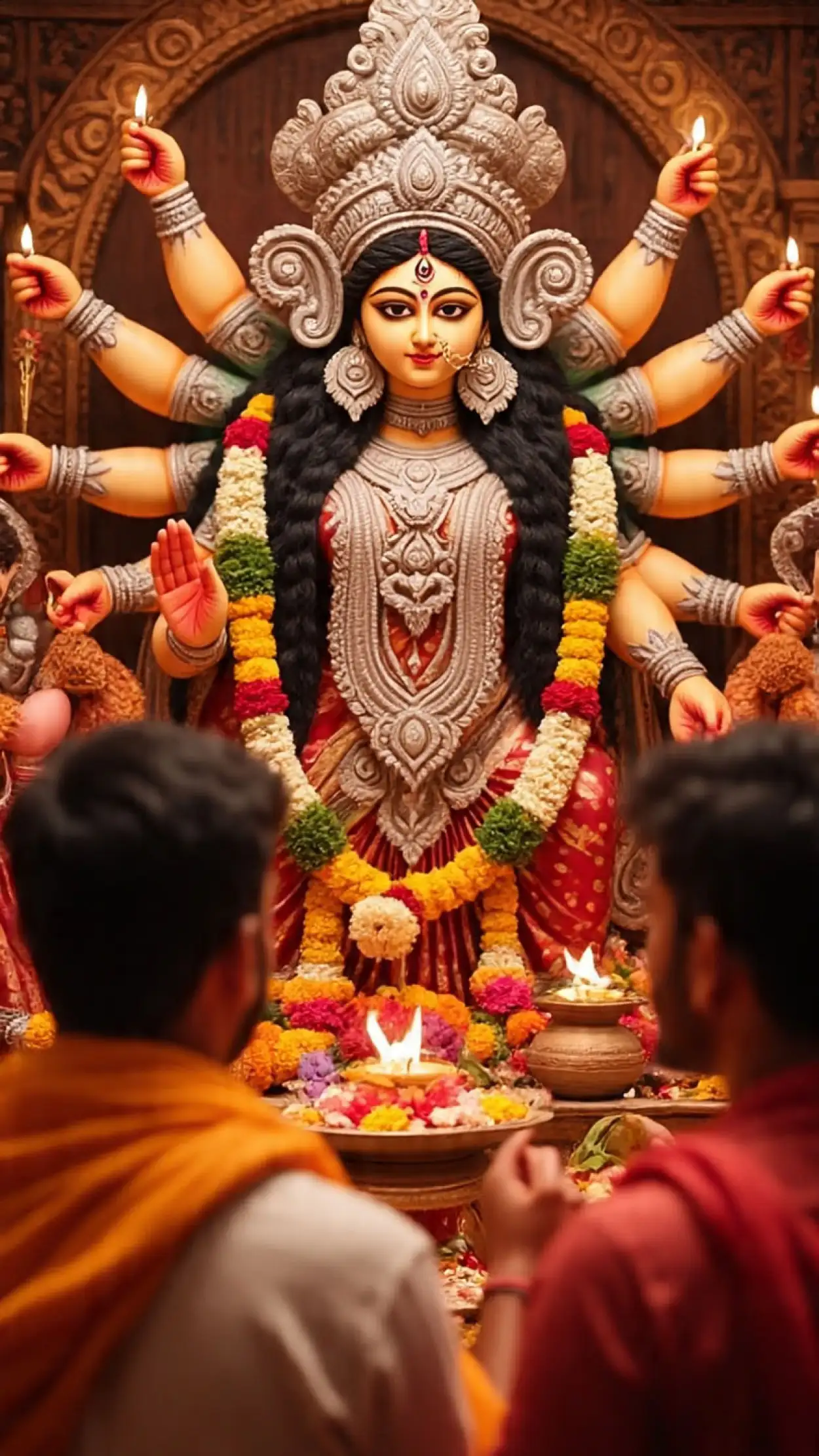 Free Download Maa Durga Photo In Bengali Style - High Quality Maa Durga Photo Image