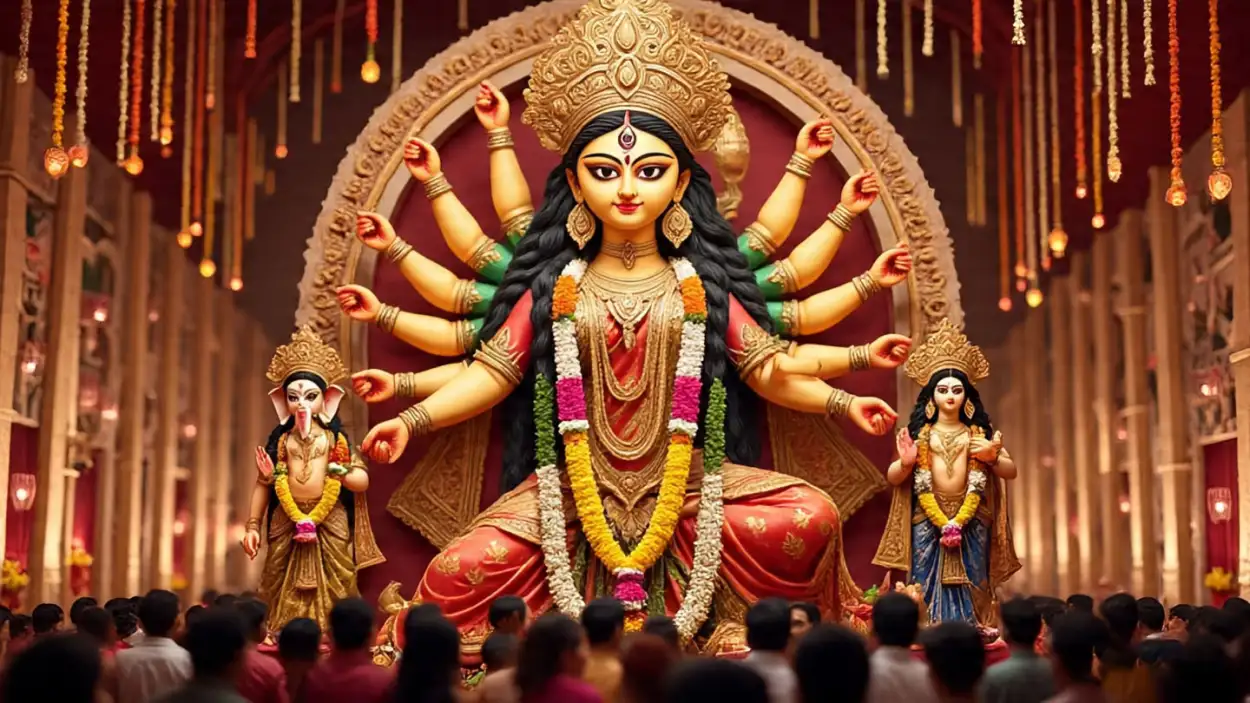 Maa Durga Photo In Red Saree - Royalty Free Maa Durga Photo Image | Pngmagic Free Download Maa Durga Photo In Red Saree - High Quality Maa Durga Photo Background