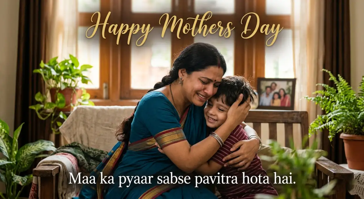 Free Download Maa Ke Liye Pyar Bhare Quotes Mothers Day - High Quality Mothers Day Quotes Image