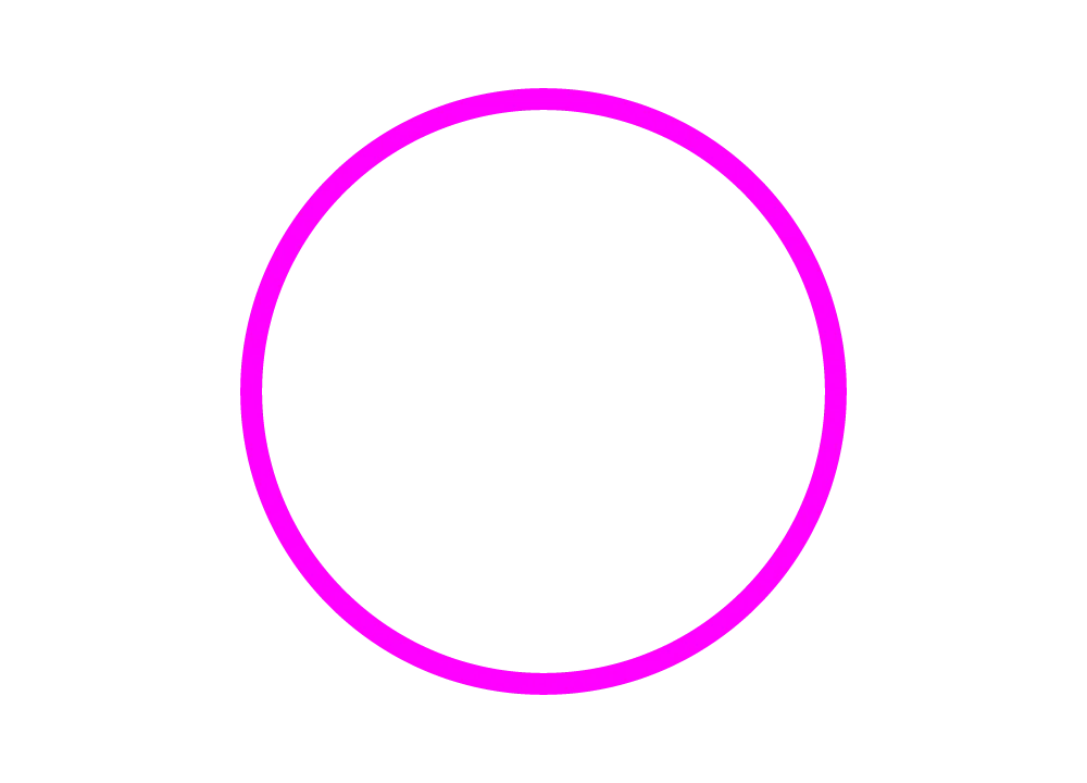 Free Download Magenta Circle Outline Png - High Quality Circle PNG Image