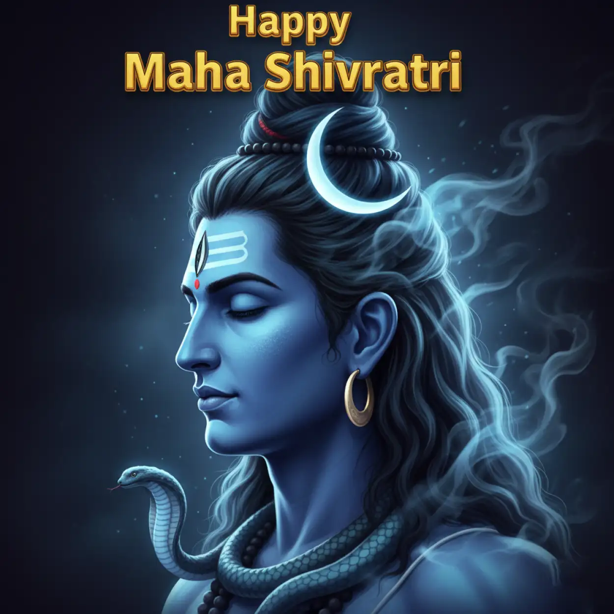 Free Download Maha Shivratri Wishes Digital Art Design - High Quality Maha Shivratri Wishes Background