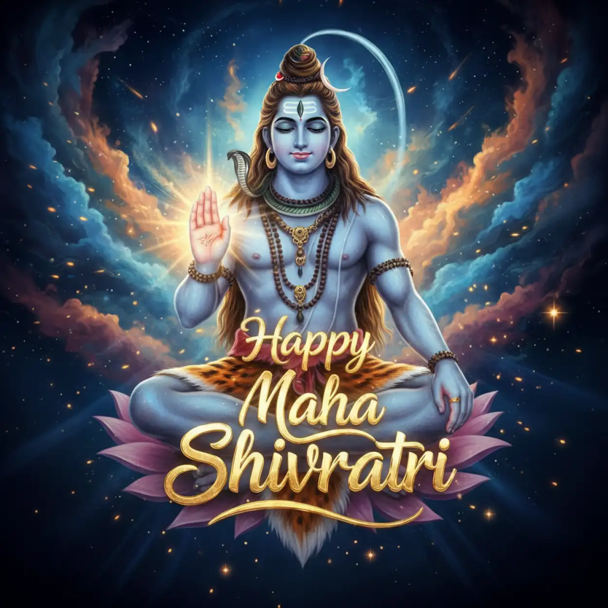 Free Download Maha Shivratri Wishes For Social Media Sharing - High Quality Maha Shivratri Wishes Background