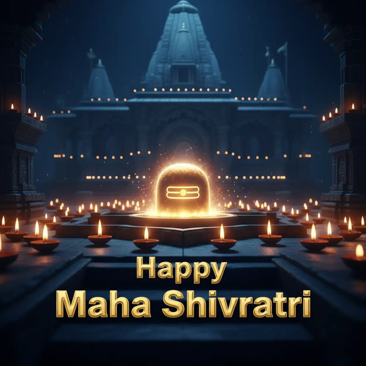Free Download Maha Shivratri Wishes For Temple Celebration - High Quality Maha Shivratri Wishes Image