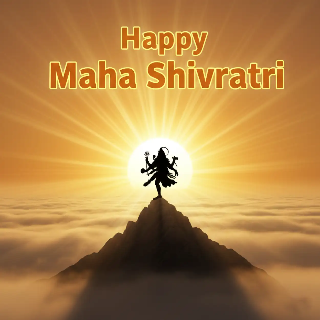 Free Download Maha Shivratri Wishes With Blessings Of Mahadev - High Quality Maha Shivratri Wishes Image
