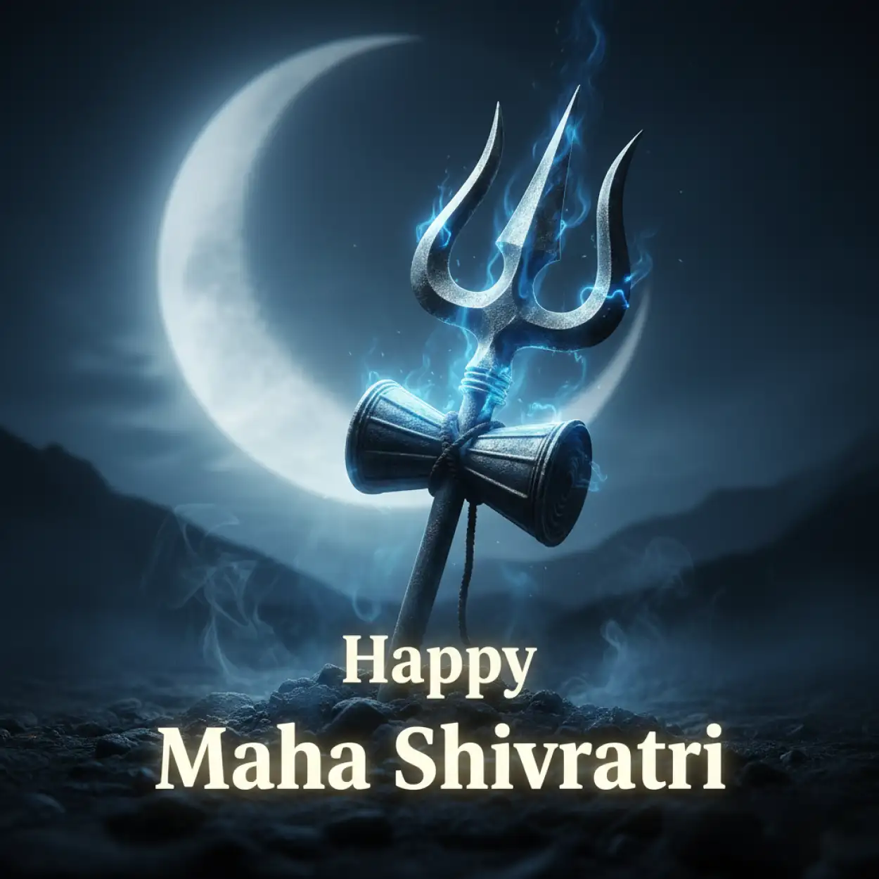 Free Download Maha Shivratri Wishes With Trishul Image - High Quality Maha Shivratri Wishes Background