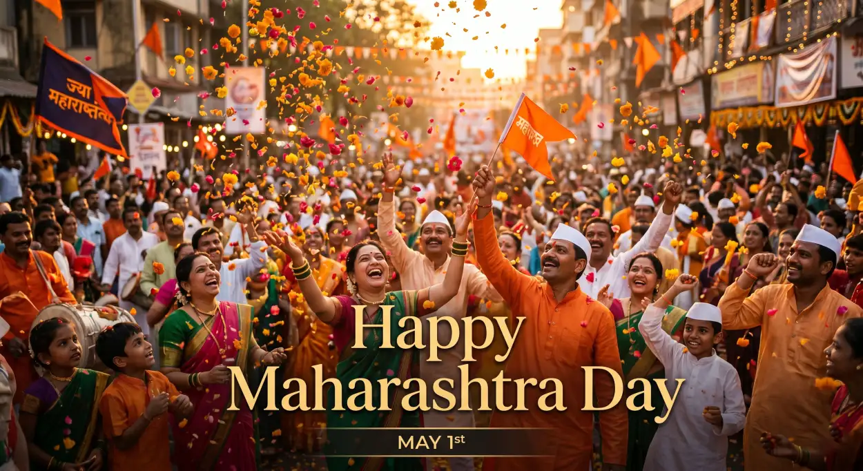 Free Download Maharashtra Day 2026 Facebook Cover Photo Hd - High Quality Happy Maharashtra Day 2026 Image