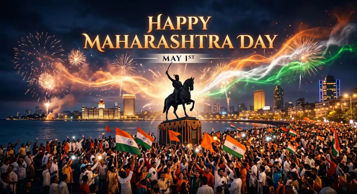 Free Download Maharashtra Day 2026 Status Video Download - High Quality Happy Maharashtra Day 2026 Image