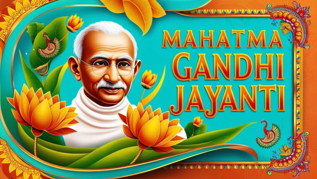 Free Download Mahatma Gandhi Jayanti Wishes Images With Peace Symbols For Download - High Quality Mahatma Gandhi Jayanti Wishes Background