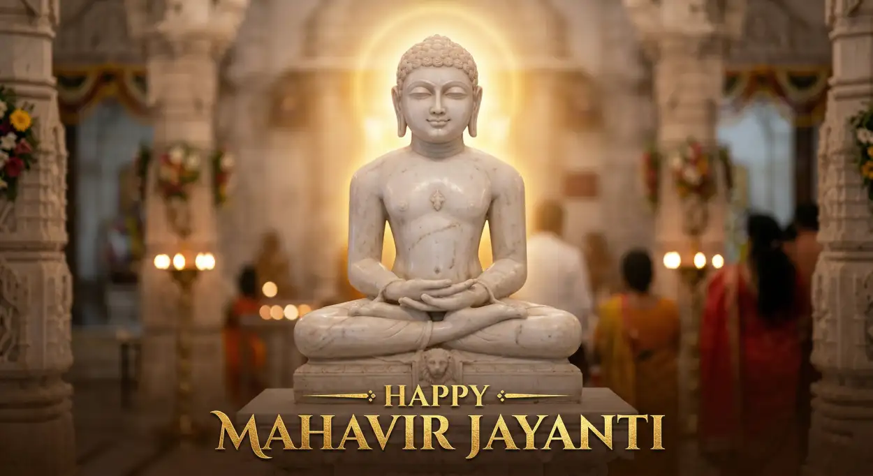 Free Download Mahavir Jayanti 2026 Dp Images - High Quality Happy Mahavir Jayanti 2026 Image