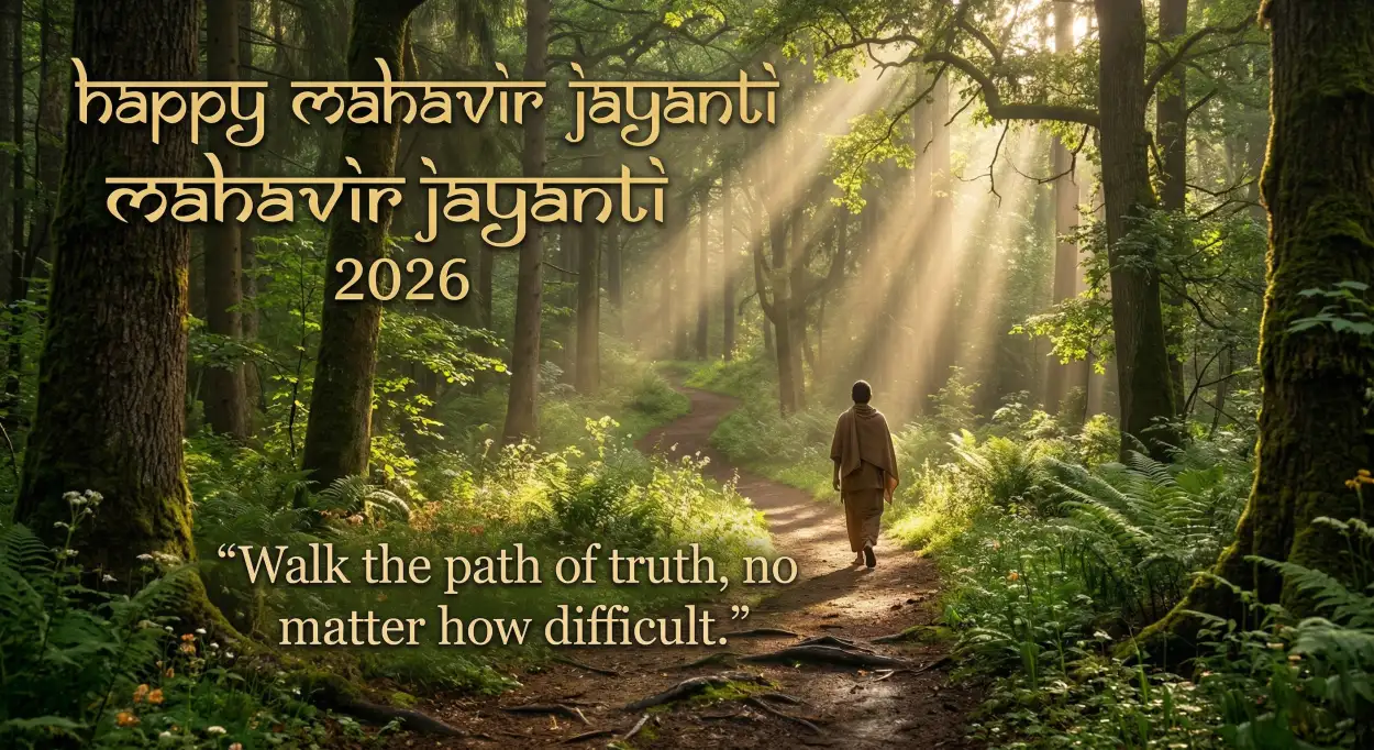 Free Download Mahavir Jayanti 2026 Wishes About Truth And ??? - High Quality Mahavir Jayanti 2026 Wishes Image