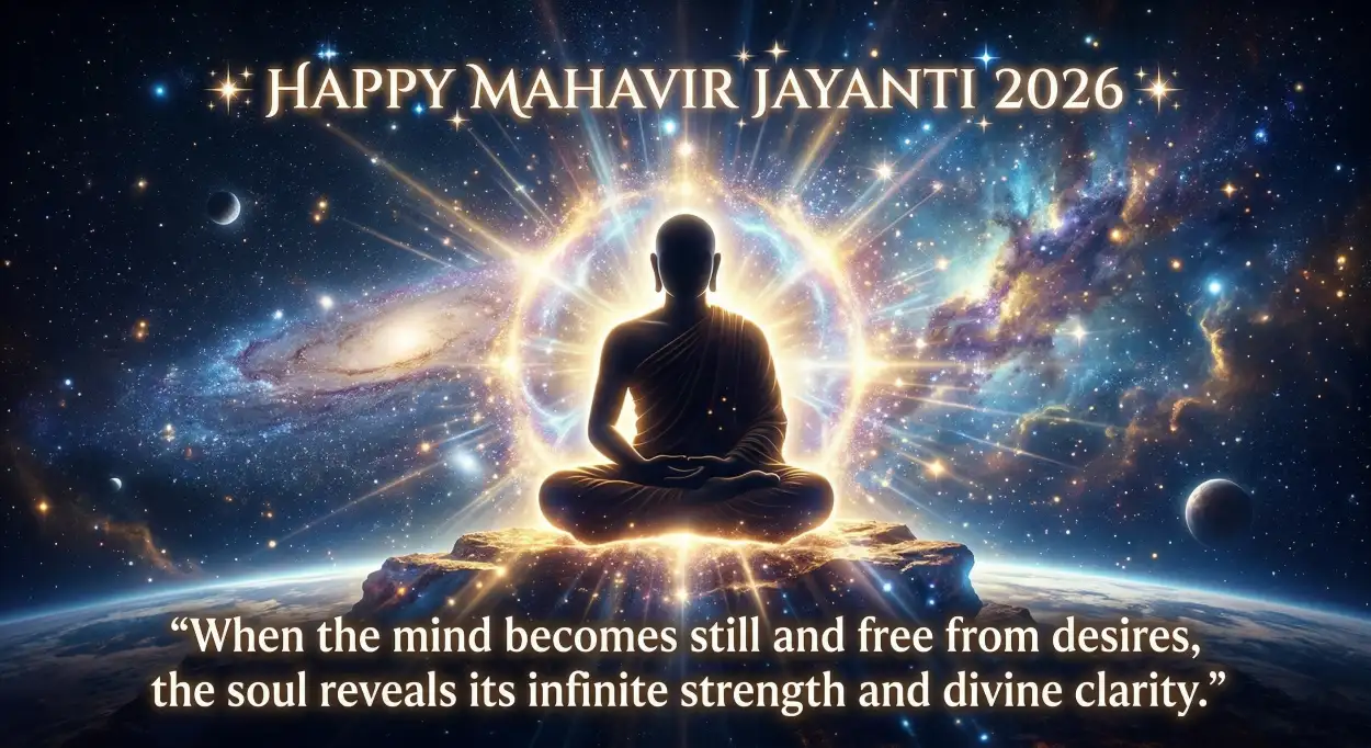 Free Download Mahavir Jayanti 2026 Wishes For Daily Quotes - High Quality Mahavir Jayanti 2026 Wishes Image