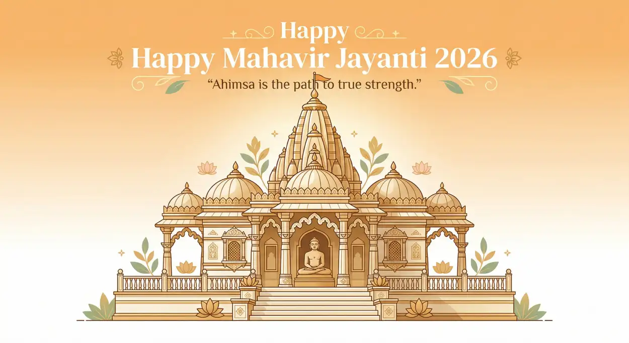Free Download Mahavir Jayanti 2026 Wishes For Family And Friends - High Quality Mahavir Jayanti 2026 Wishes Image