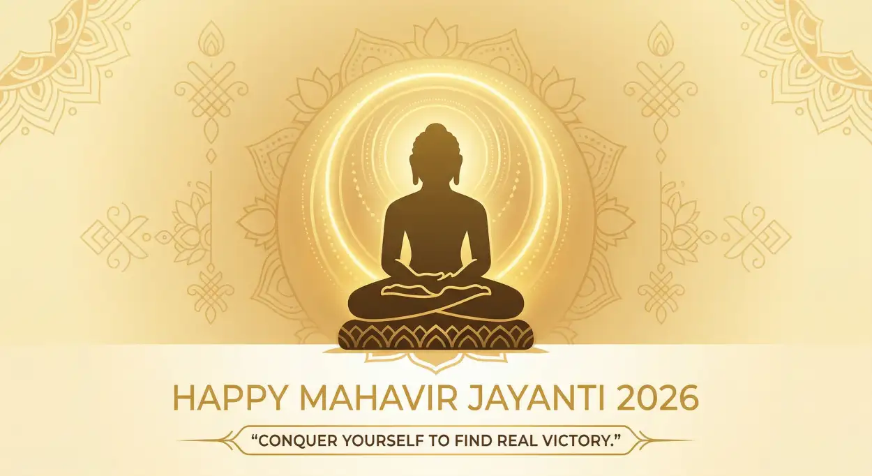 Free Download Mahavir Jayanti 2026 Wishes For Festival Greetings - High Quality Mahavir Jayanti 2026 Wishes Image