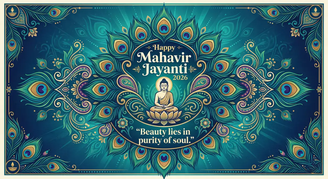 Free Download Mahavir Jayanti 2026 Wishes For Linkedin Greetings - High Quality Mahavir Jayanti 2026 Wishes Image