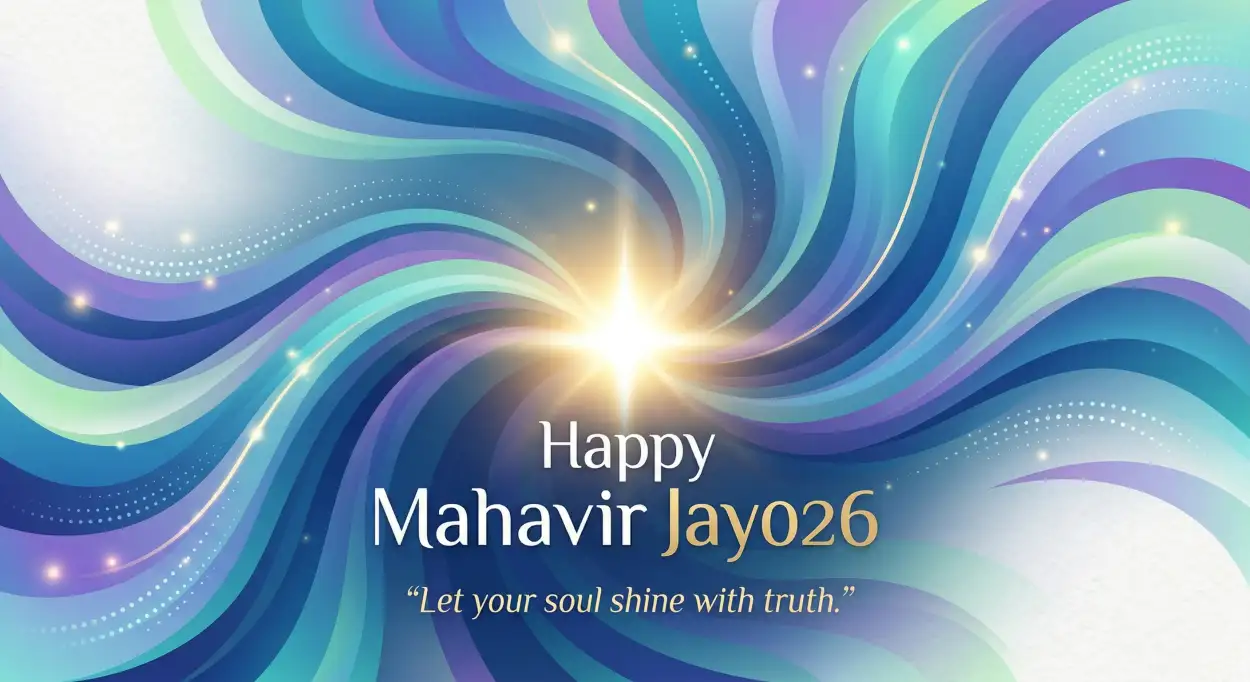 Free Download Mahavir Jayanti 2026 Wishes - High Quality Mahavir Jayanti 2026 Wishes Image