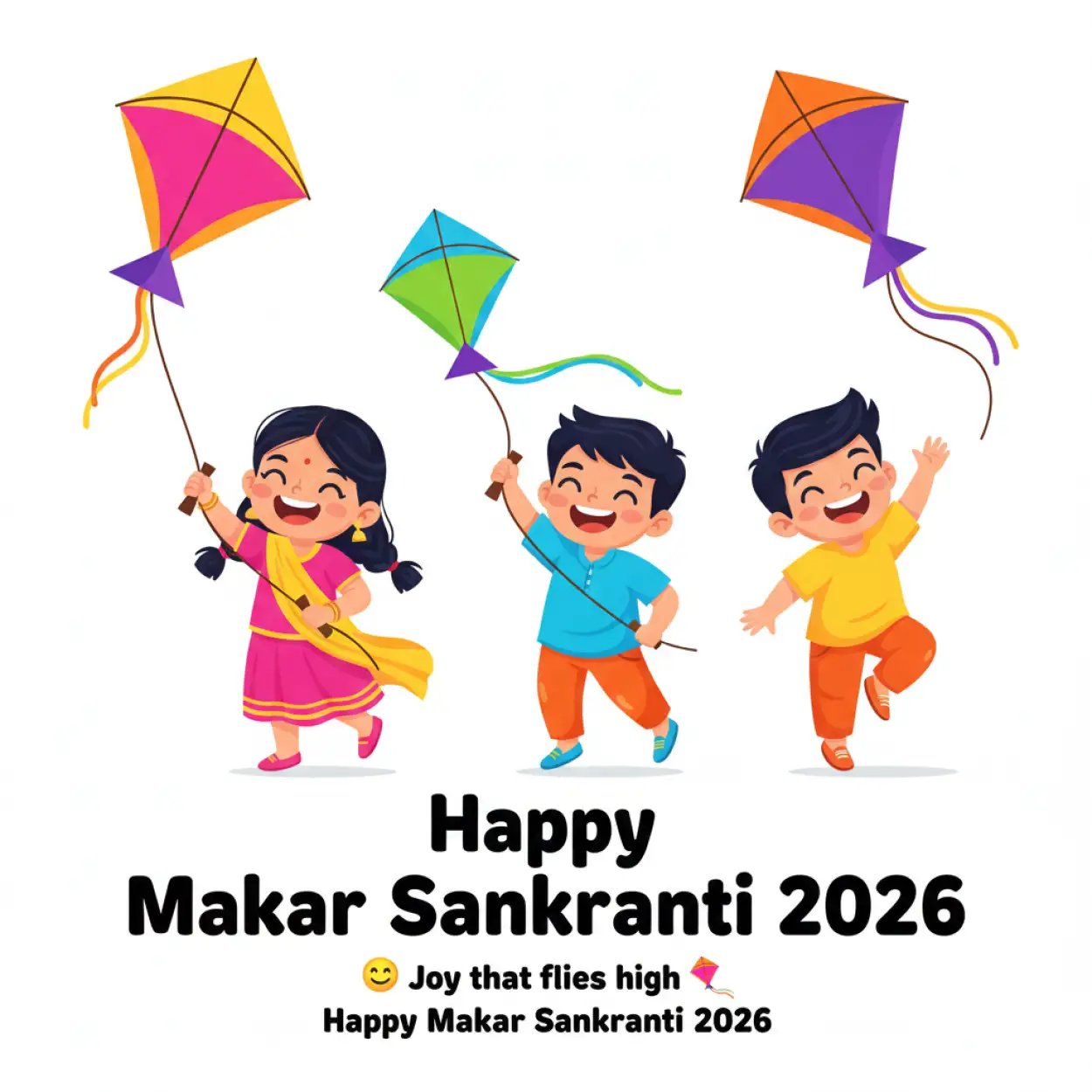 Free Download Makar Sankranti 2026 Wishes For Students - High Quality Happy Makar Sankranti 2026 Wishes Background