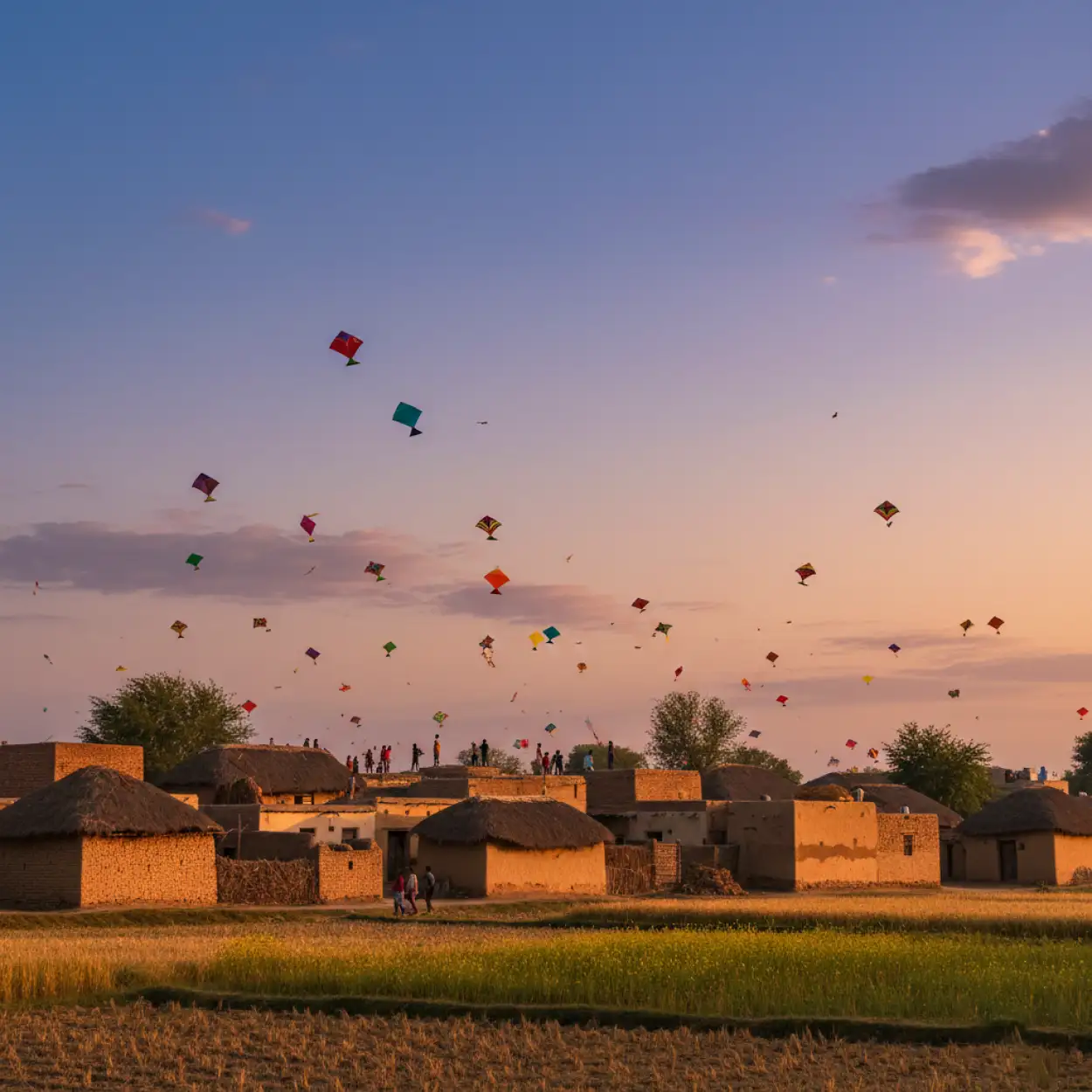 Free Download Makar Sankranti Background Creative Design - High Quality Makar Sankranti Background Background Image