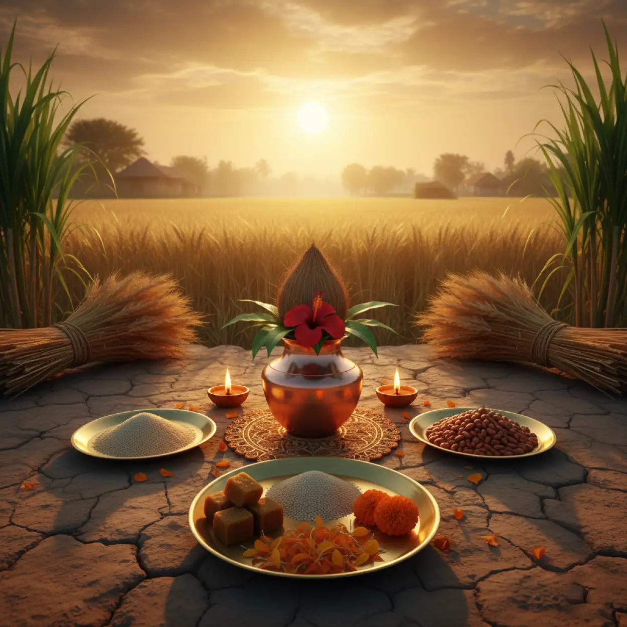 Free Download Makar Sankranti Background Festive Design - High Quality Makar Sankranti Background Background Image