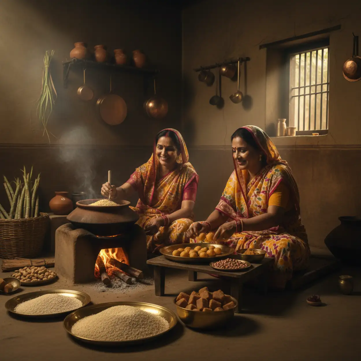 Free Download Makar Sankranti Background Festive Indian Market - High Quality Makar Sankranti Background Background Image