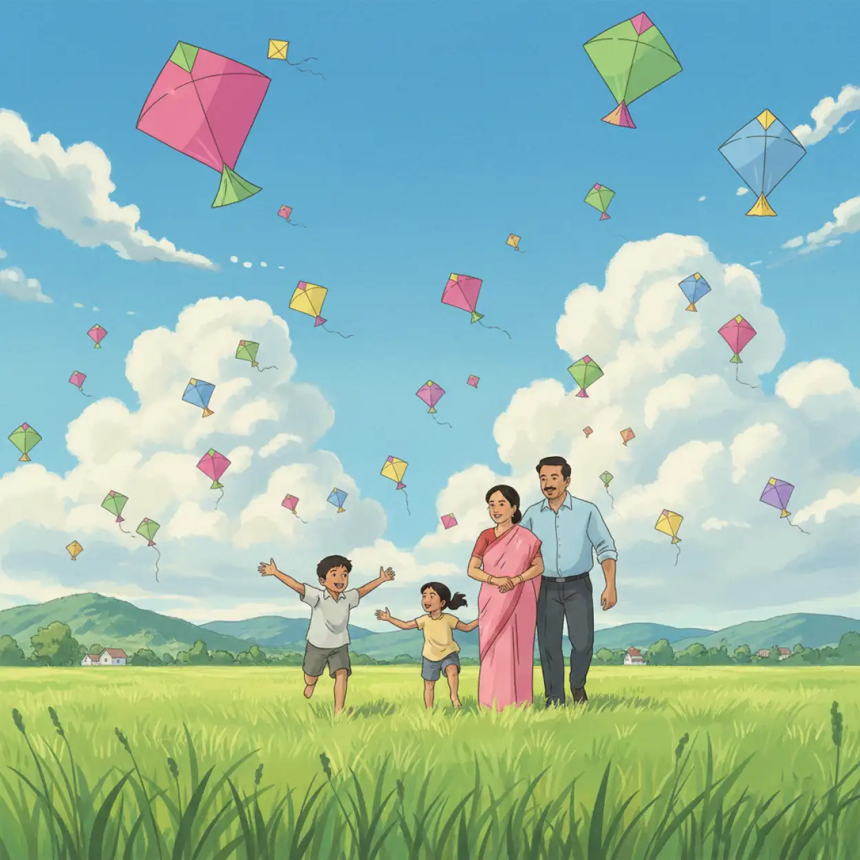 Free Download Makar Sankranti Background For Banner - High Quality Makar Sankranti Background Background Image