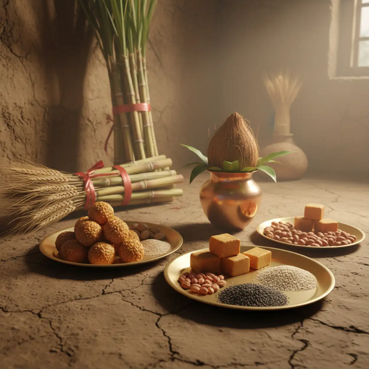 Free Download Makar Sankranti Background For Greeting Card - High Quality Makar Sankranti Background Background Image