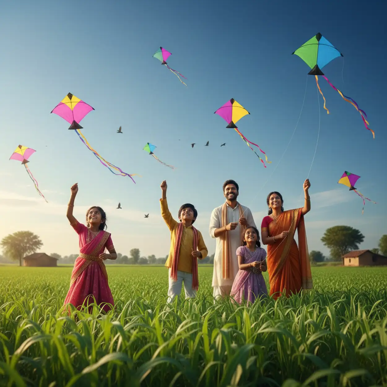 Free Download Makar Sankranti Background For Poster - High Quality Makar Sankranti Background Background Image