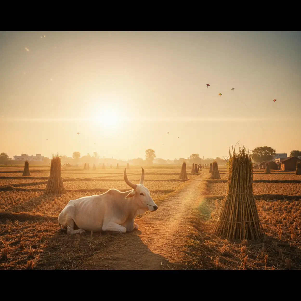 Free Download Makar Sankranti Background For Social Media Post - High Quality Makar Sankranti Background Background Image