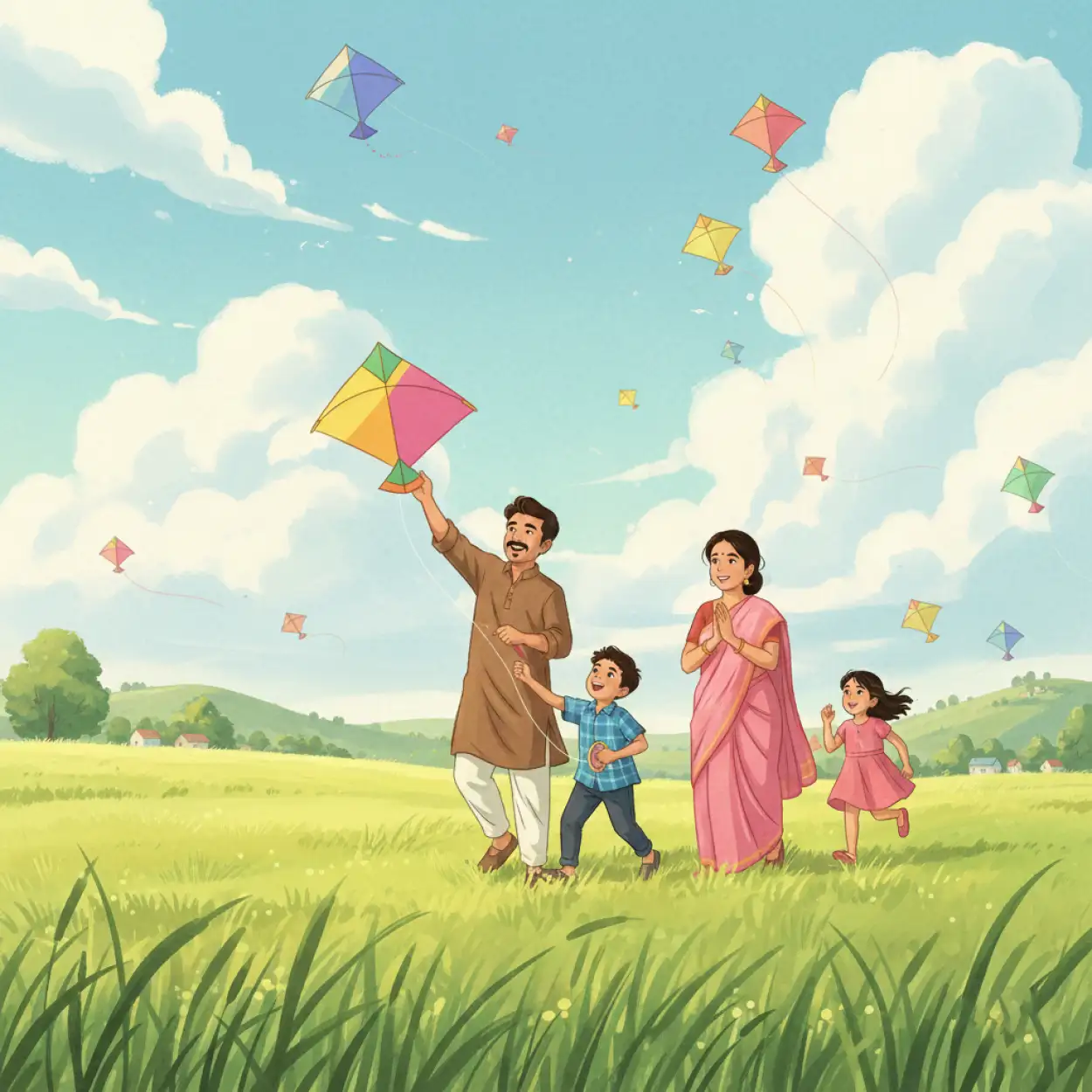 Free Download Makar Sankranti Background Free Download - High Quality Makar Sankranti Background Background Image