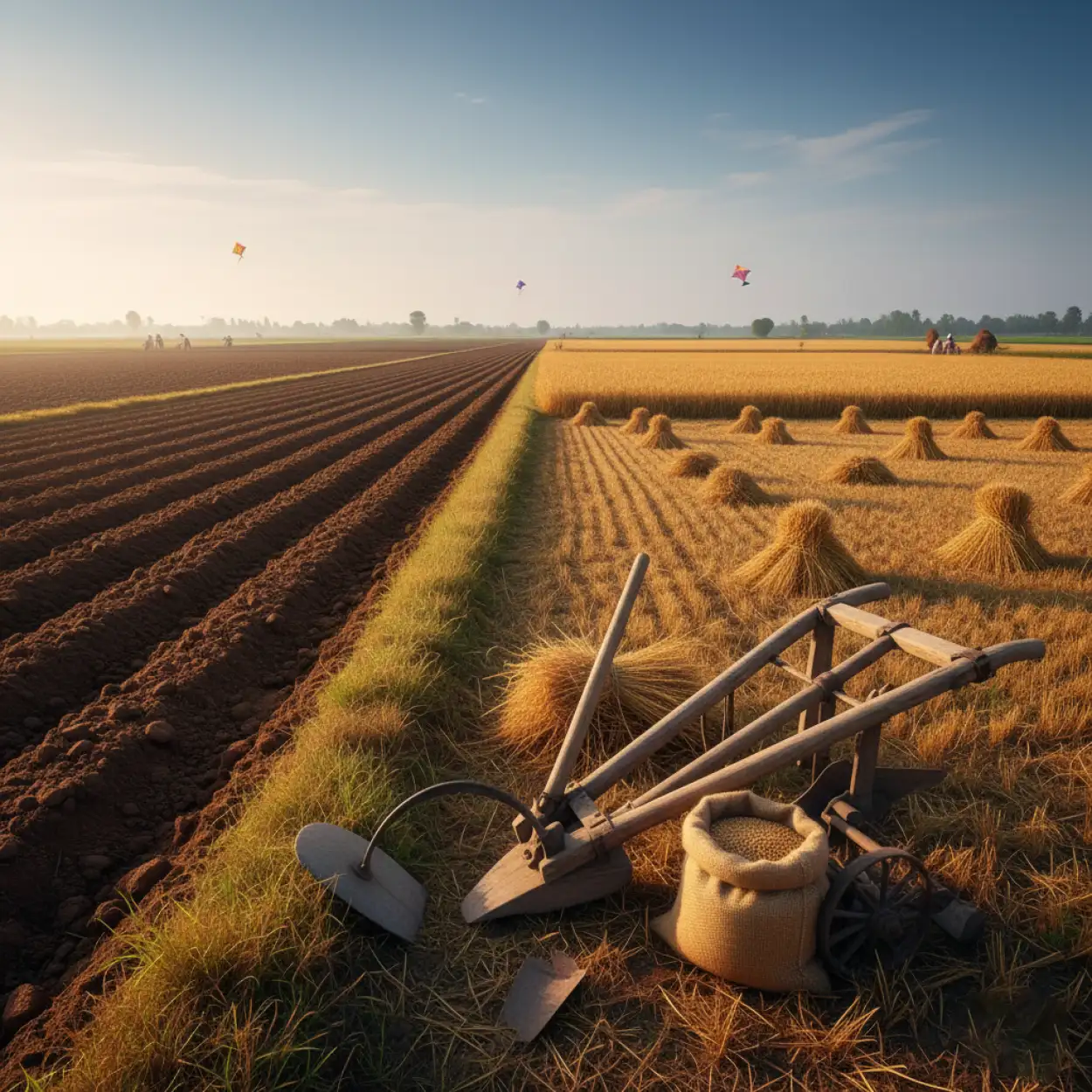Free Download Makar Sankranti Background Indian Culture Theme - High Quality Makar Sankranti Background Background Image